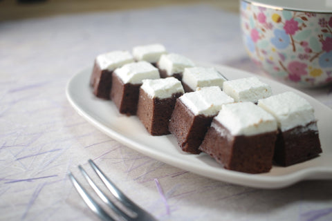 ポテトプロテインマフィンミックスを使ったミニチョコケーキ