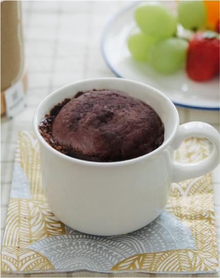 油不使用！もちもちぷるるんなポテトプロテインマフィンミックスを使ったマグカップマフィンの作り方